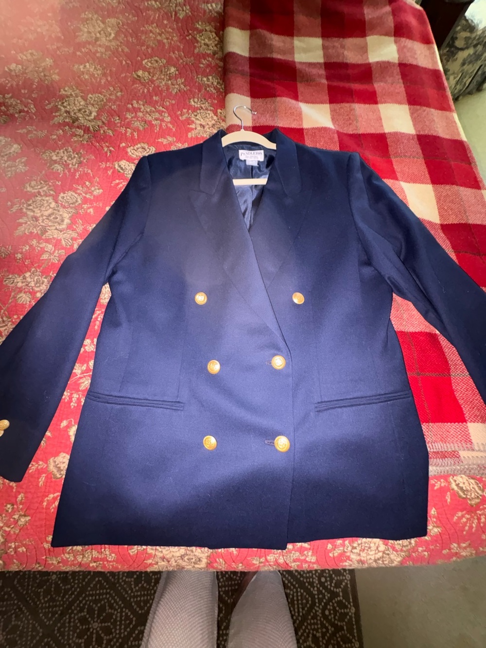 Pendleton Black Wool tapered  Jacket & Pendleton Classic Navy Blazer - Picture 4 of 4